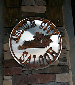 Austin City Saloon Sign
